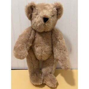 Vermont Teddy Bear Plush Unisex 15in Tan Good Vintage 1992 Jointed Classic